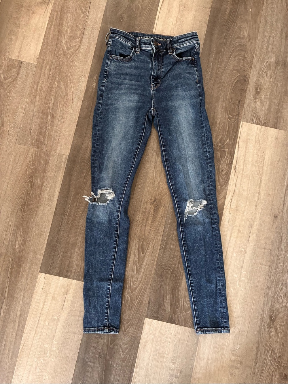 AE skinny jeans high waisted